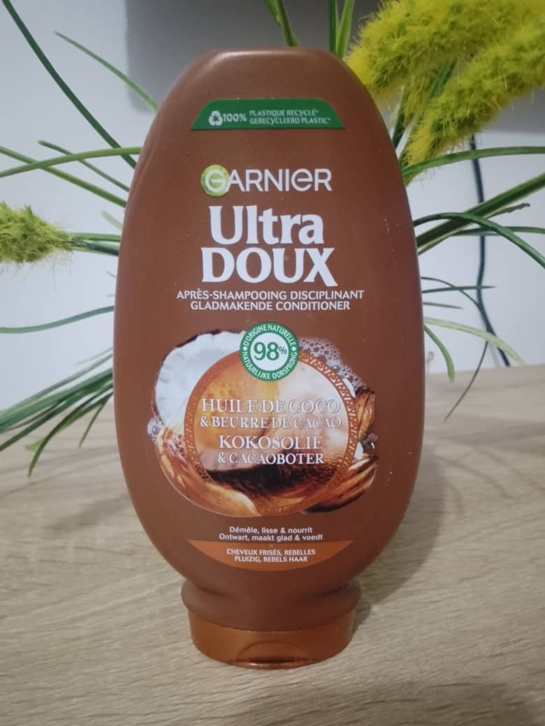 Après-shampooing Garnier Ultra Doux – Huile de Coco & Beurre de Cacao