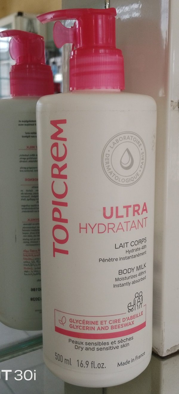 Topicrem Ultra Hydratant Lait Corps 500ml