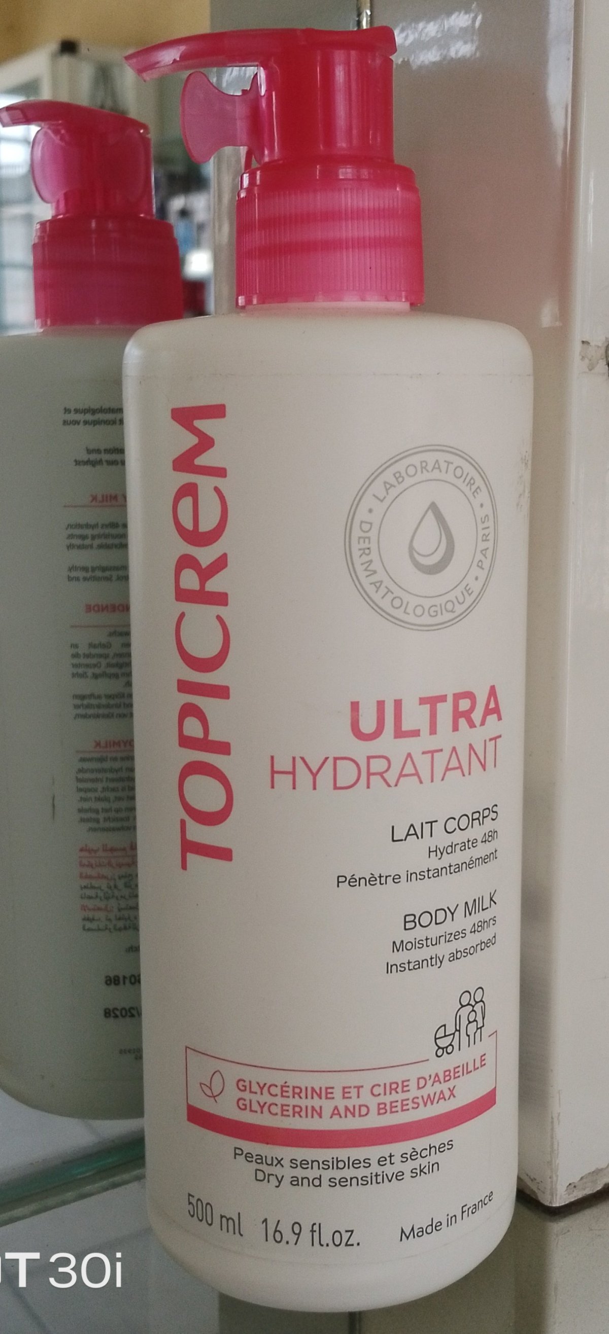 Topicrem Ultra Hydratant Lait Corps 500ml