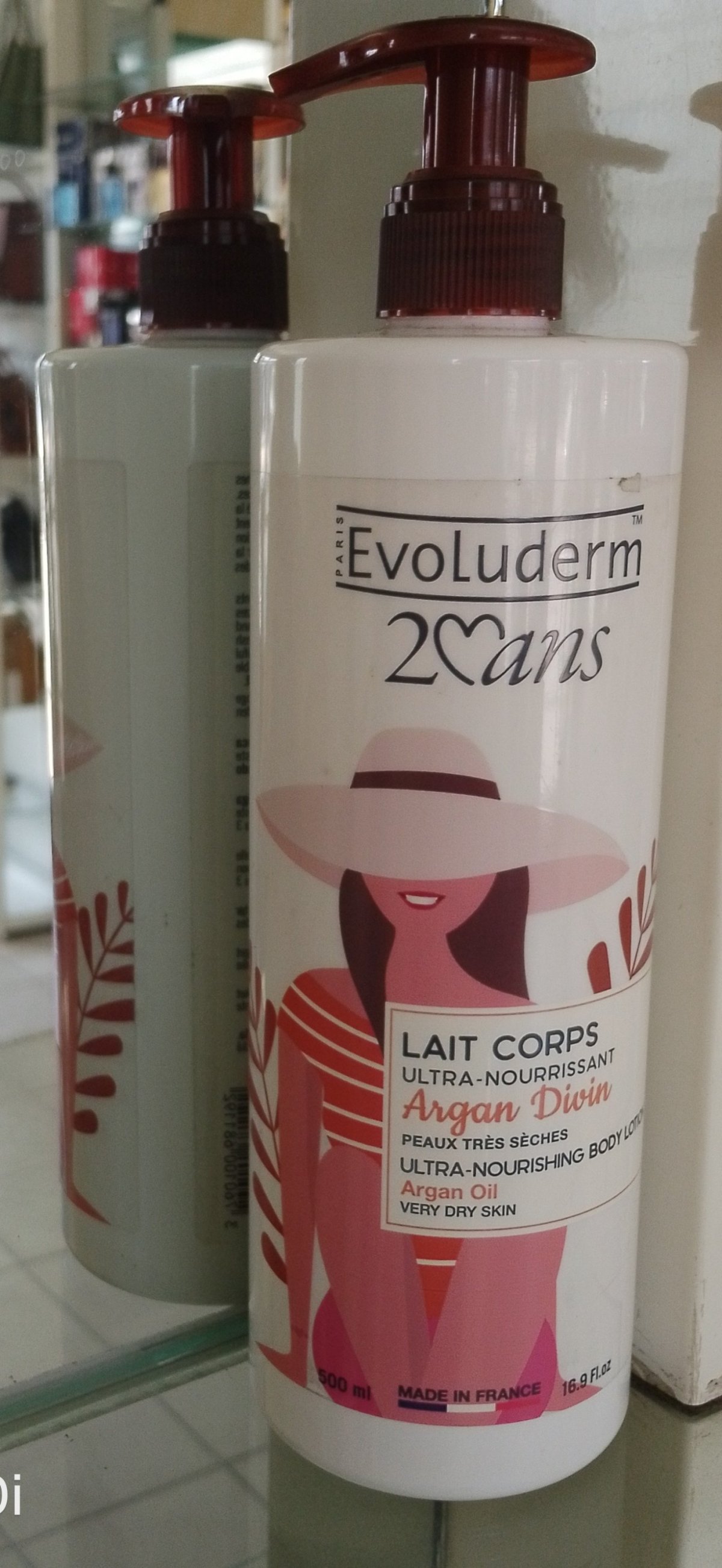 Evoluderm Lait Corps Ultra-Nourrissant Argan Divin 500 ml