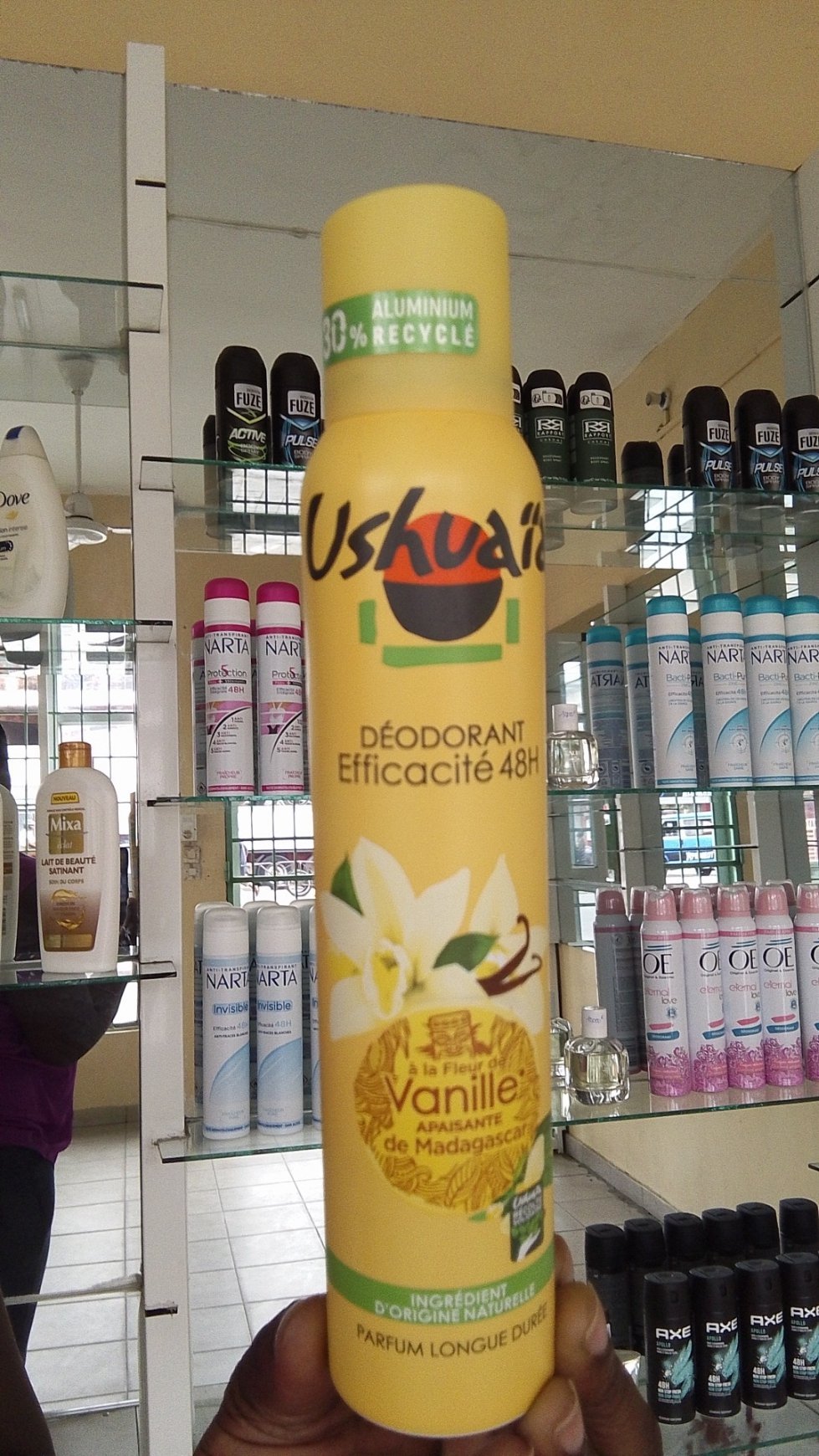 Ushuaïa Déodorant spray 48h Vanille de Madagascar 200 ml