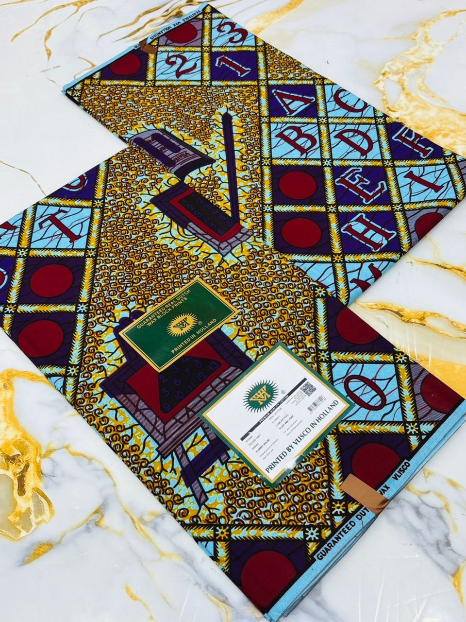 Tissu Vlisco Lomé Imitation Wax Hollandais