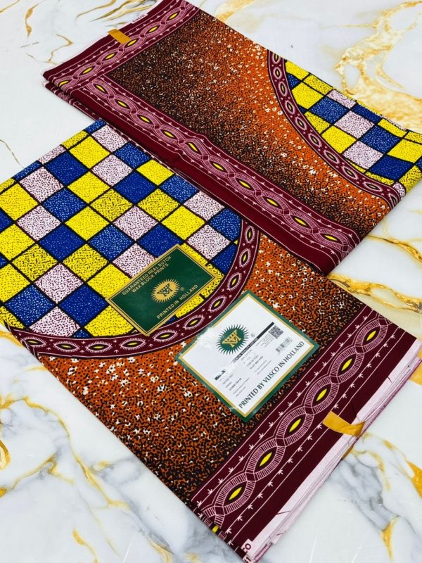 Tissu Vlisco Lomé Imitation Wax Hollandais