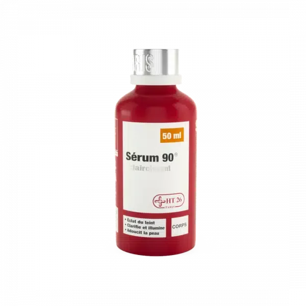 Sérum Éclaircissant 90 – Sérum correcteur éclaircissant pour visage et corps